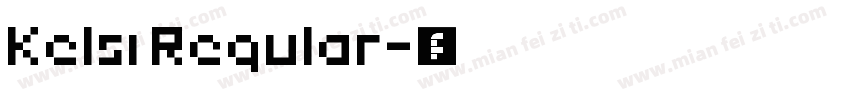 Kelsi Regular字体转换
